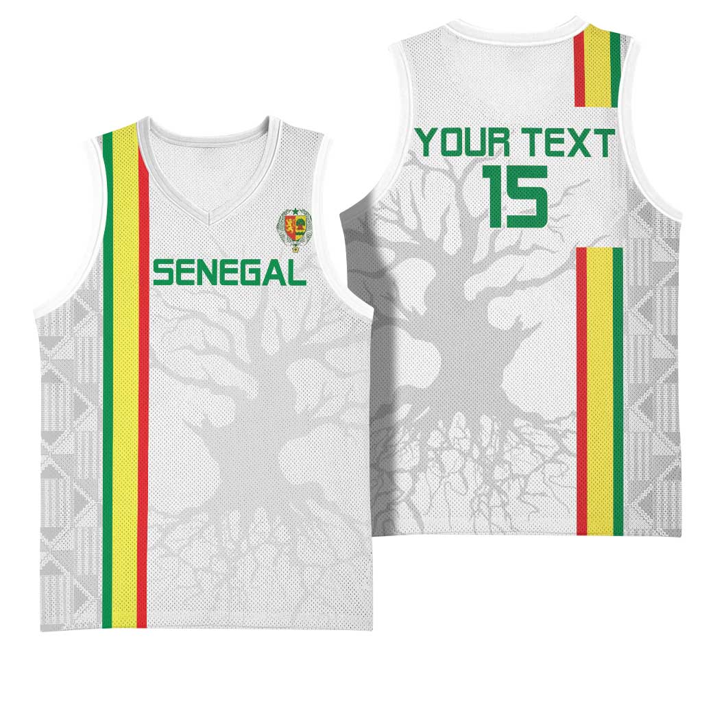 Custom Senegal Football Basketball Jersey We Are Champions LT15