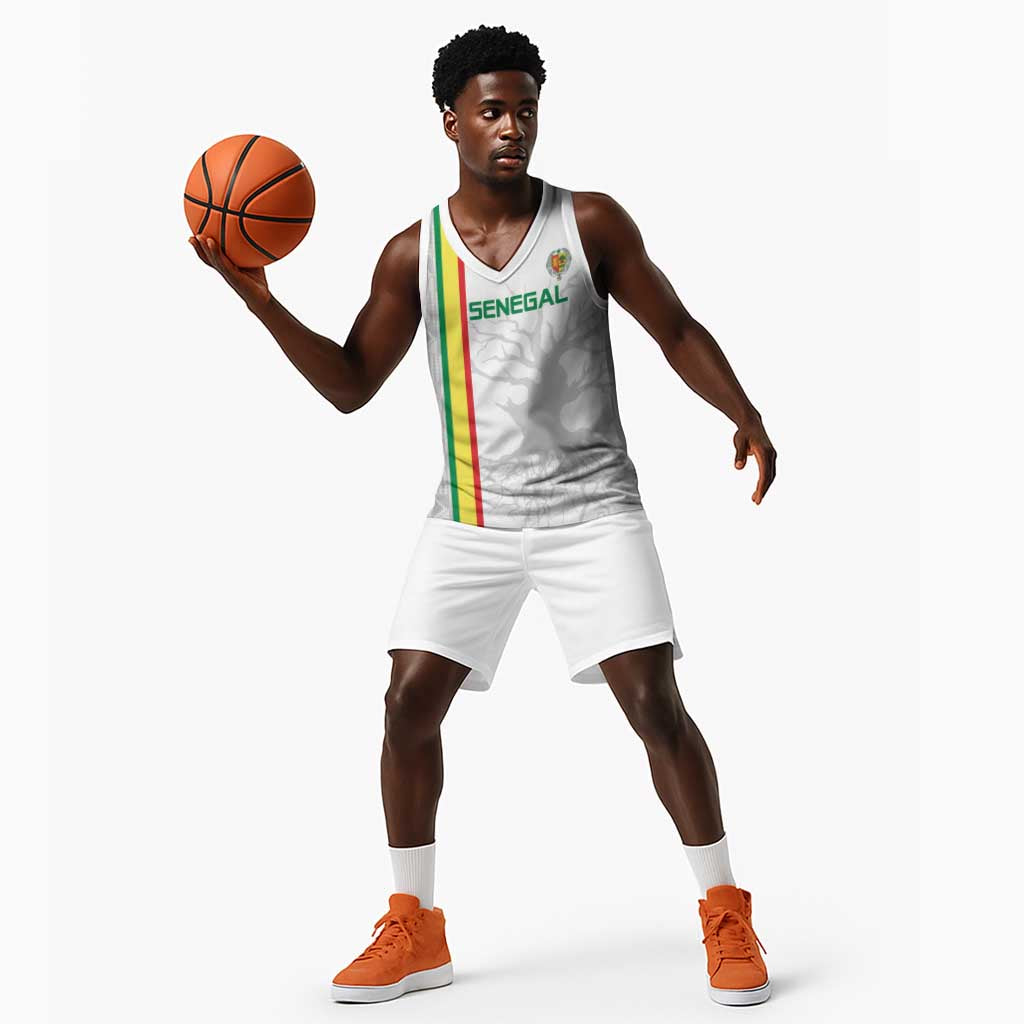 Custom Senegal Football Basketball Jersey We Are Champions LT15