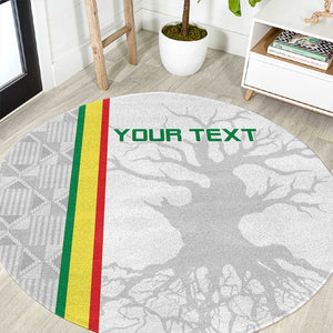 Custom Senegal Football Round Carpet We Are Champions