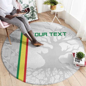 Custom Senegal Football Round Carpet We Are Champions