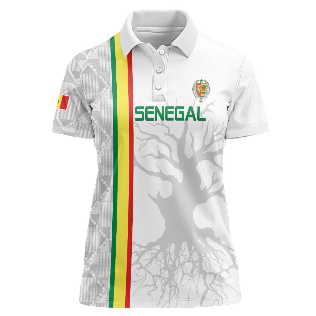 Custom Senegal Football Women Polo Shirt We Are Champions