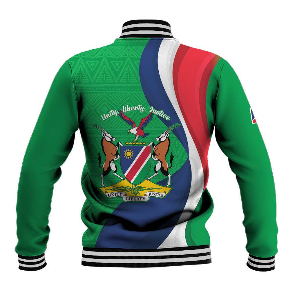 Personalised Namibia Baseball Jacket 35th Anniversary Independence Day