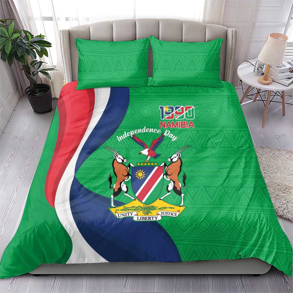 Personalised Namibia Bedding Set 35th Anniversary Independence Day