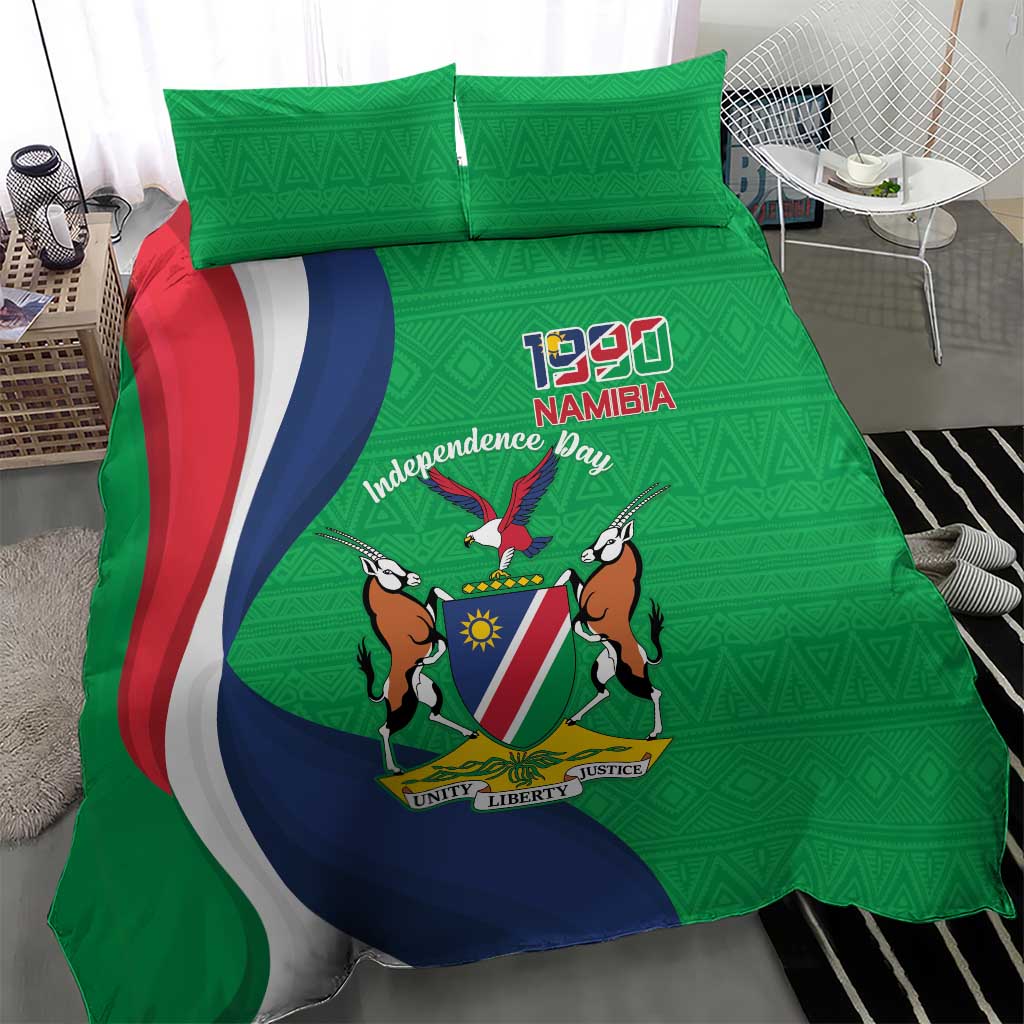 Personalised Namibia Bedding Set 35th Anniversary Independence Day