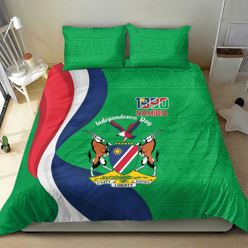 Personalised Namibia Bedding Set 35th Anniversary Independence Day