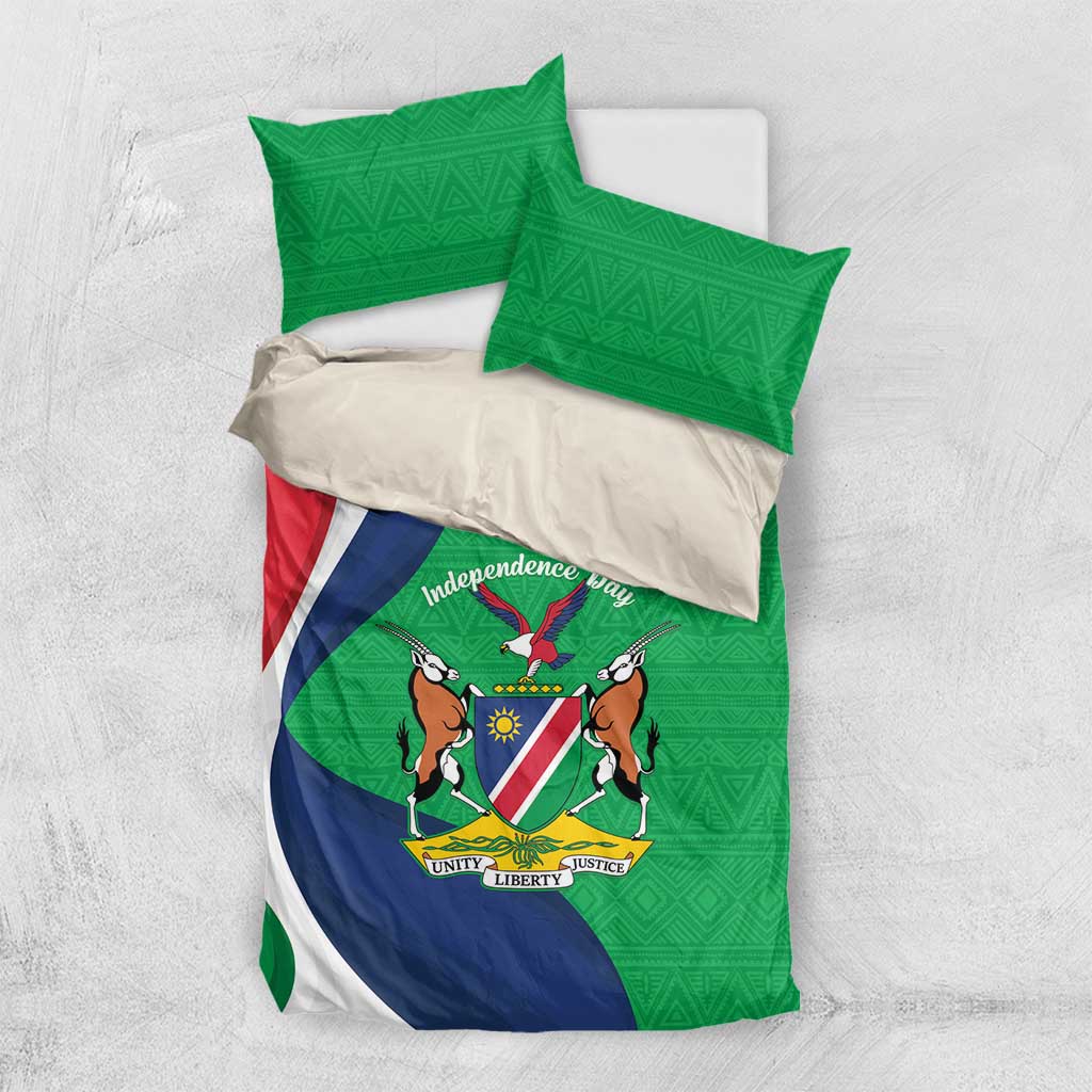 Personalised Namibia Bedding Set 35th Anniversary Independence Day