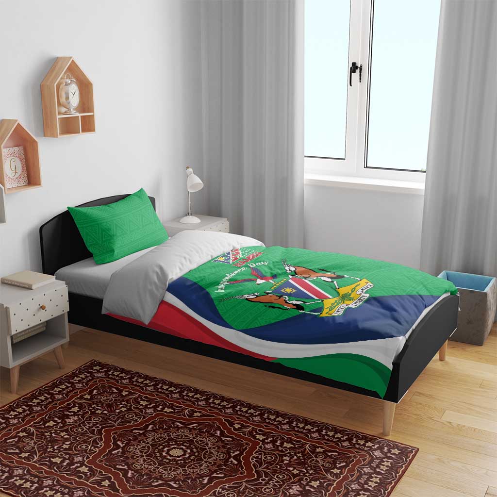 Personalised Namibia Bedding Set 35th Anniversary Independence Day
