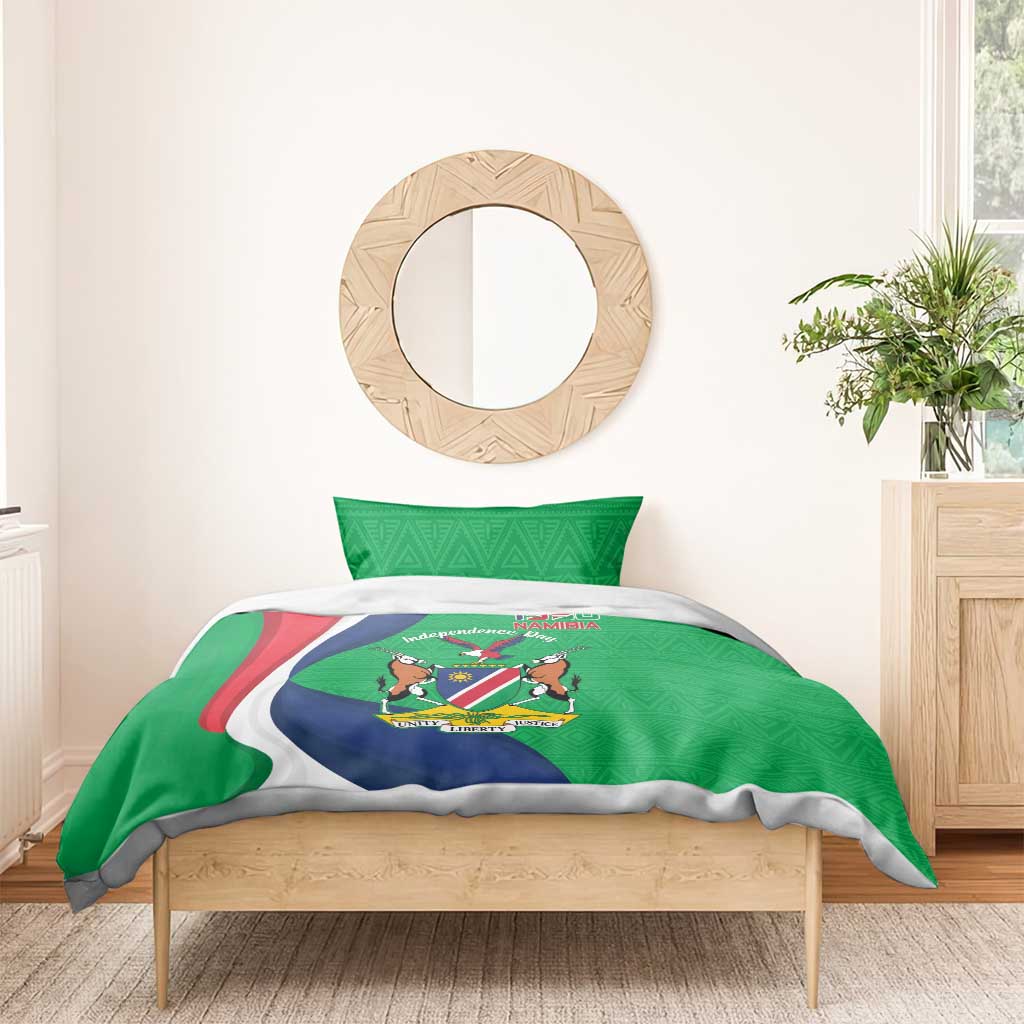 Personalised Namibia Bedding Set 35th Anniversary Independence Day