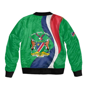 Personalised Namibia Bomber Jacket 35th Anniversary Independence Day