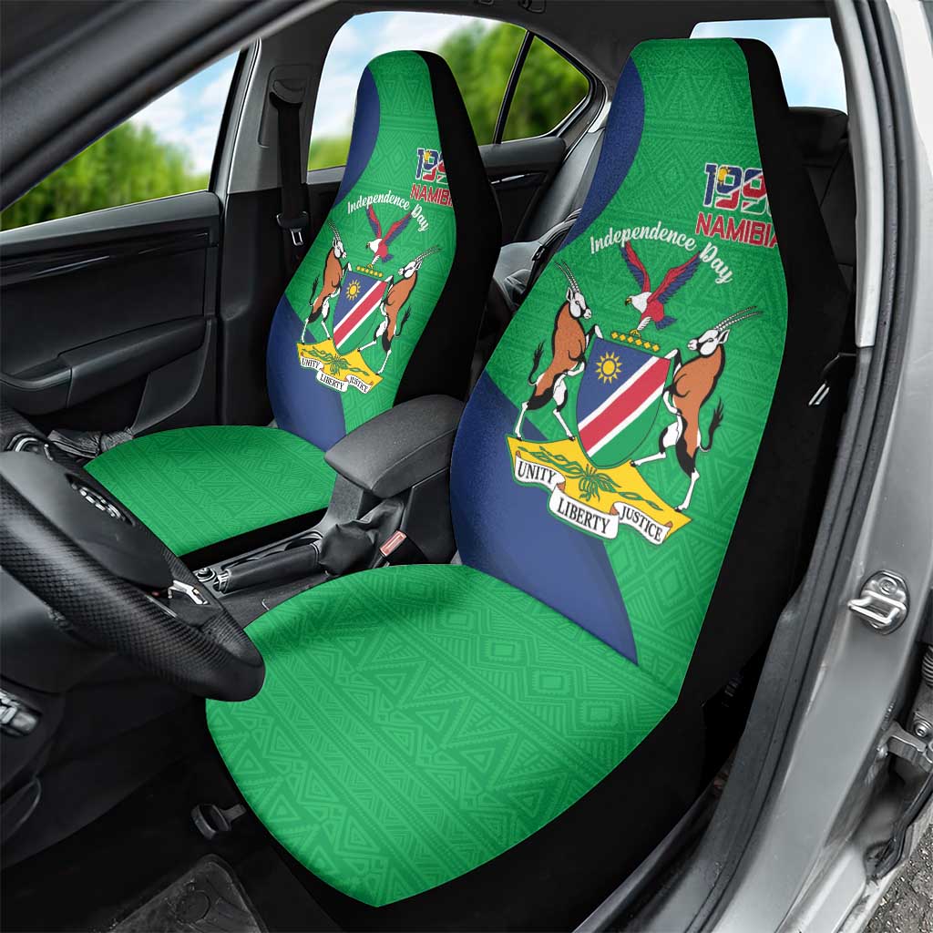 Personalised Namibia Car Seat Cover 35th Anniversary Independence Day