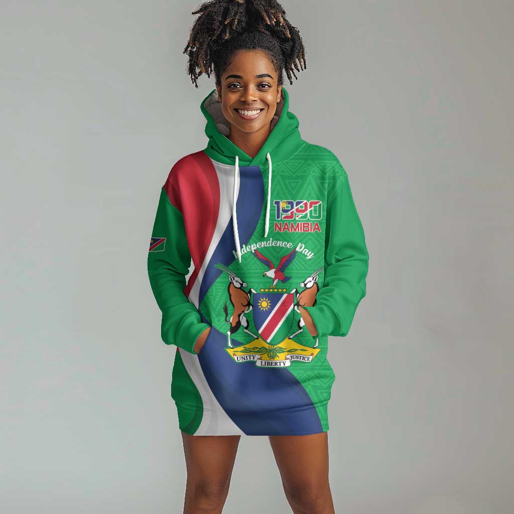 Personalised Namibia Hoodie Dress 35th Anniversary Independence Day