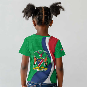 Personalised Namibia Kid T shirt 35th Anniversary Independence Day