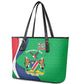 Personalised Namibia Leather Tote Bag 35th Anniversary Independence Day