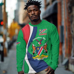 Personalised Namibia Long Sleeve Shirt 35th Anniversary Independence Day