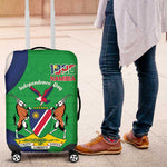 Personalised Namibia Luggage Cover 35th Anniversary Independence Day