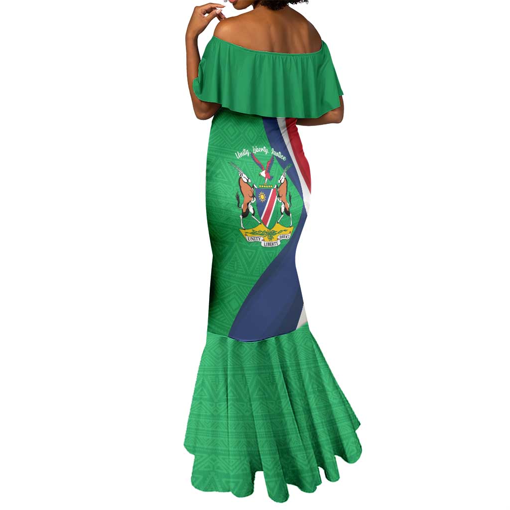 Personalised Namibia Mermaid Dress 35th Anniversary Independence Day