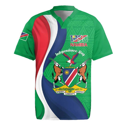 Personalised Namibia Rugby Jersey 35th Anniversary Independence Day