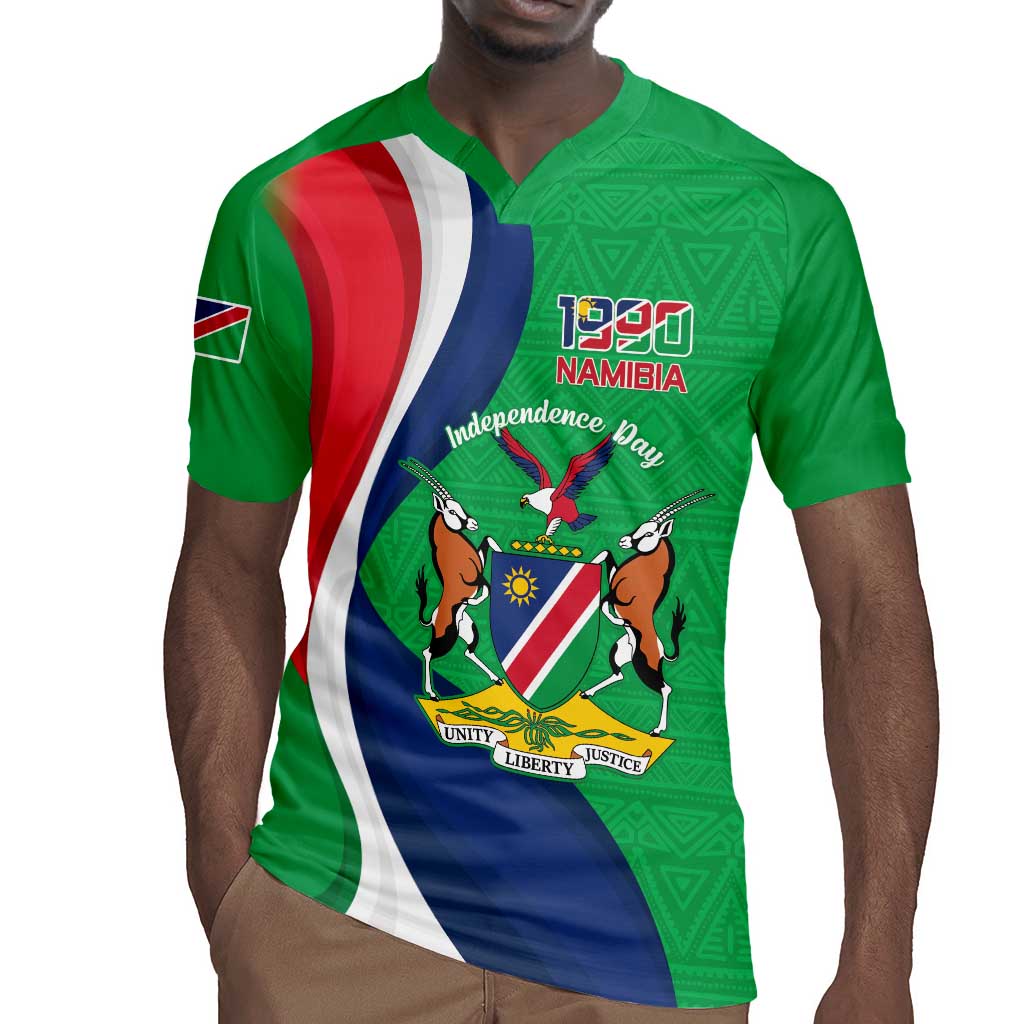 Personalised Namibia Rugby Jersey 35th Anniversary Independence Day
