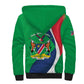 Personalised Namibia Sherpa Hoodie 35th Anniversary Independence Day