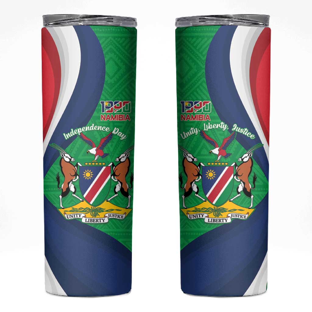 Personalised Namibia Skinny Tumbler 35th Anniversary Independence Day