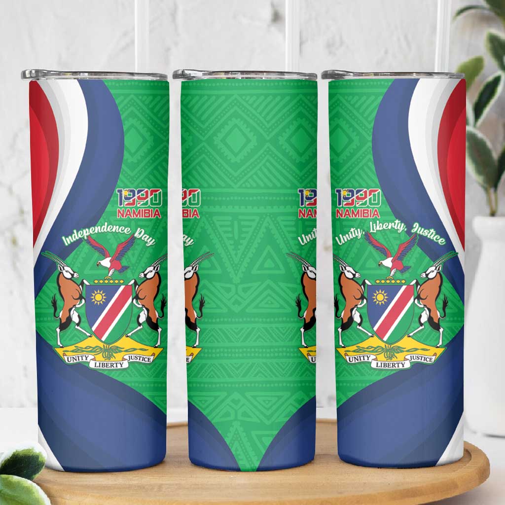 Personalised Namibia Skinny Tumbler 35th Anniversary Independence Day