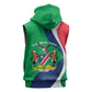 Personalised Namibia Sleeveless Zip Hoodie 35th Anniversary Independence Day - African Pride