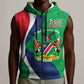 Personalised Namibia Sleeveless Zip Hoodie 35th Anniversary Independence Day - African Pride