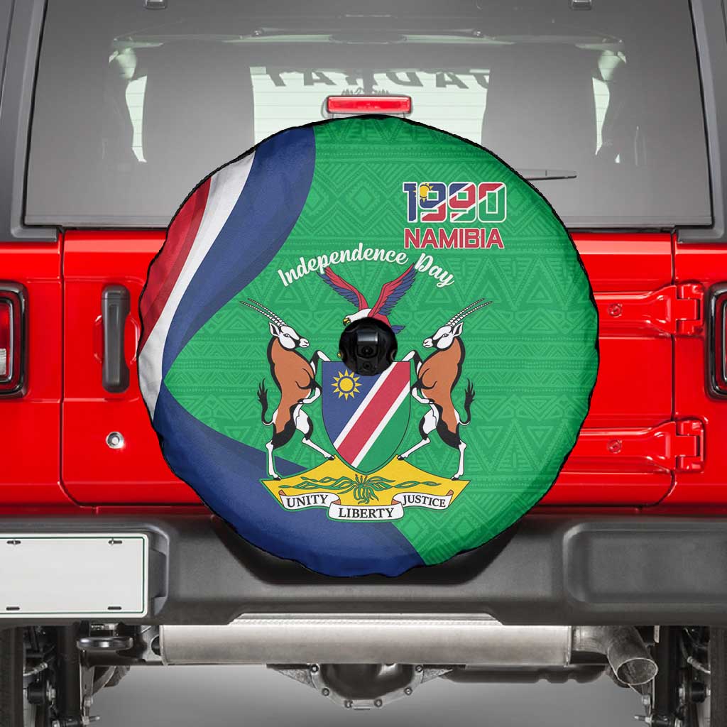 Personalised Namibia Spare Tire Cover 35th Anniversary Independence Day