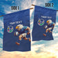 Namibia Rugby Custom Garden Flag Eagle Mascot - Sporty Style