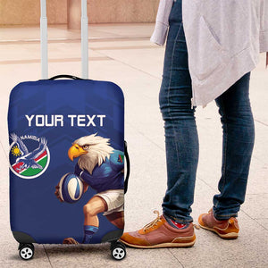 Namibia Rugby Custom Luggage Cover Eagle Mascot - Sporty Style