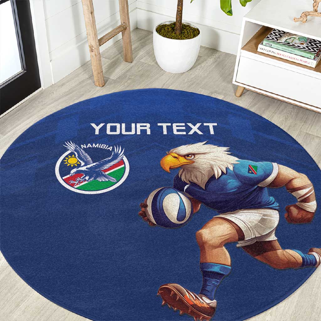 Namibia Rugby Custom Round Carpet Eagle Mascot - Sporty Style