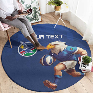 Namibia Rugby Custom Round Carpet Eagle Mascot - Sporty Style