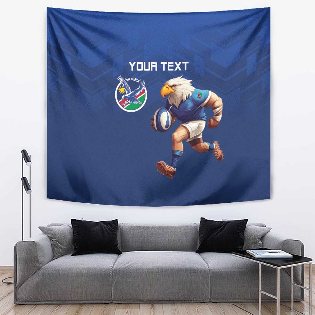 Namibia Rugby Custom Tapestry Eagle Mascot - Sporty Style