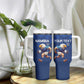 Namibia Rugby Custom Tumbler With Handle Eagle Mascot - Sporty Style