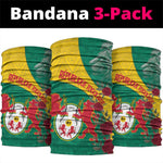 Togo Neck Gaiter Coat Of Arms - African Mix Rose Pattern LT15