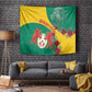 Personalised Togo Tapestry Coat Of Arms - African Mix Rose Pattern