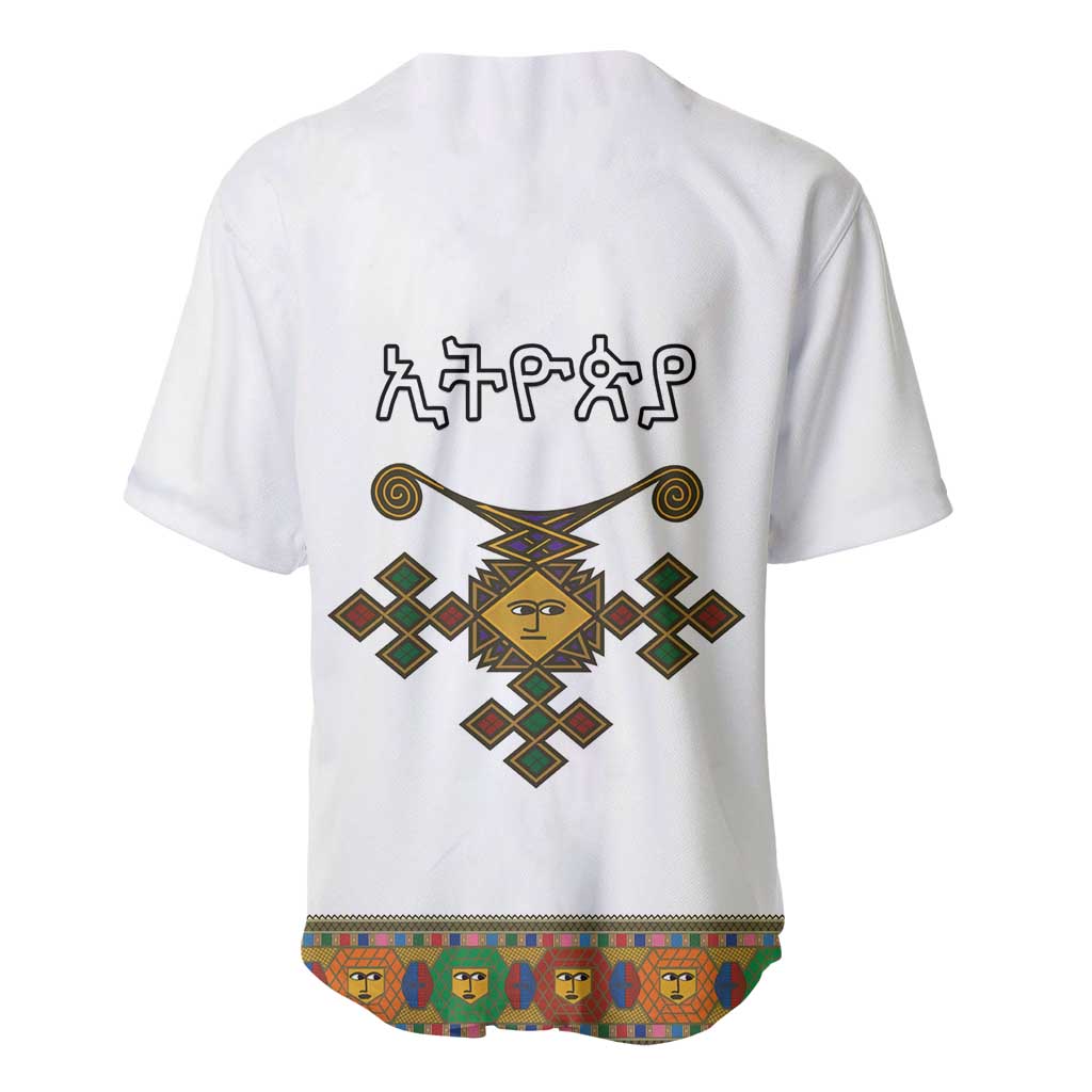 Ethiopia Saba Kemis Habesha Style Baseball Jersey