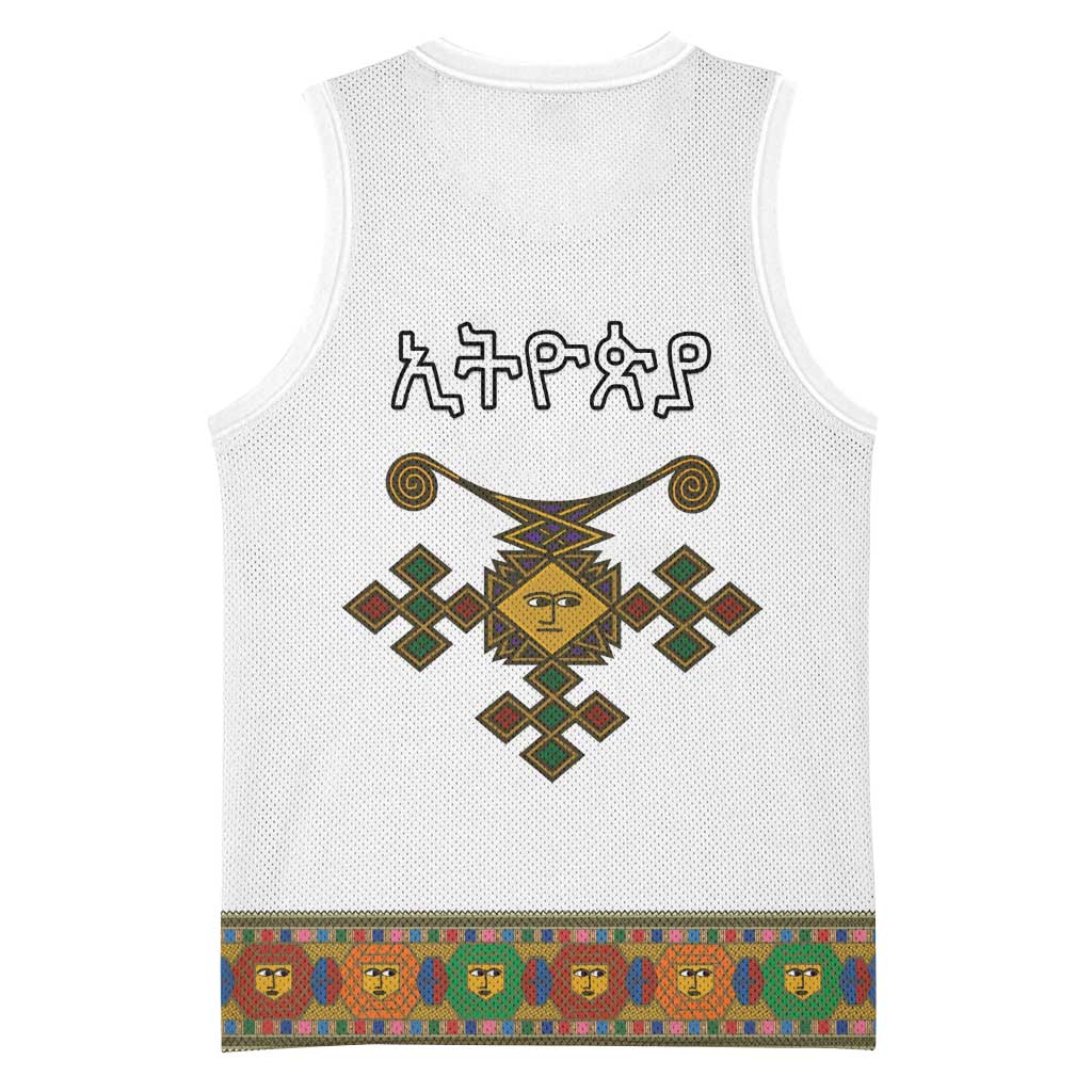 Ethiopia Saba Kemis Habesha Style Basketball Jersey LT15