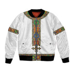 Ethiopia Saba Kemis Habesha Style Bomber Jacket