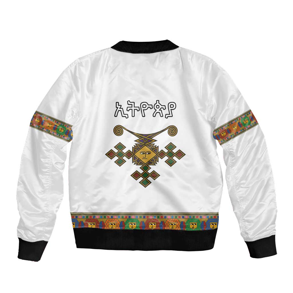 Ethiopia Saba Kemis Habesha Style Bomber Jacket