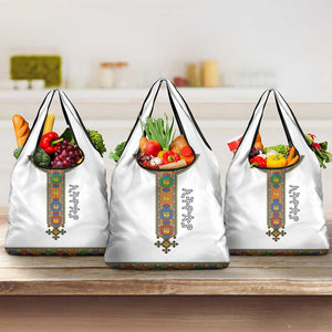 Ethiopia Saba Kemis Habesha Style Grocery Bag