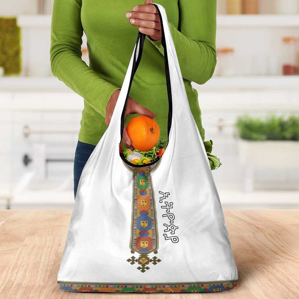 Ethiopia Saba Kemis Habesha Style Grocery Bag