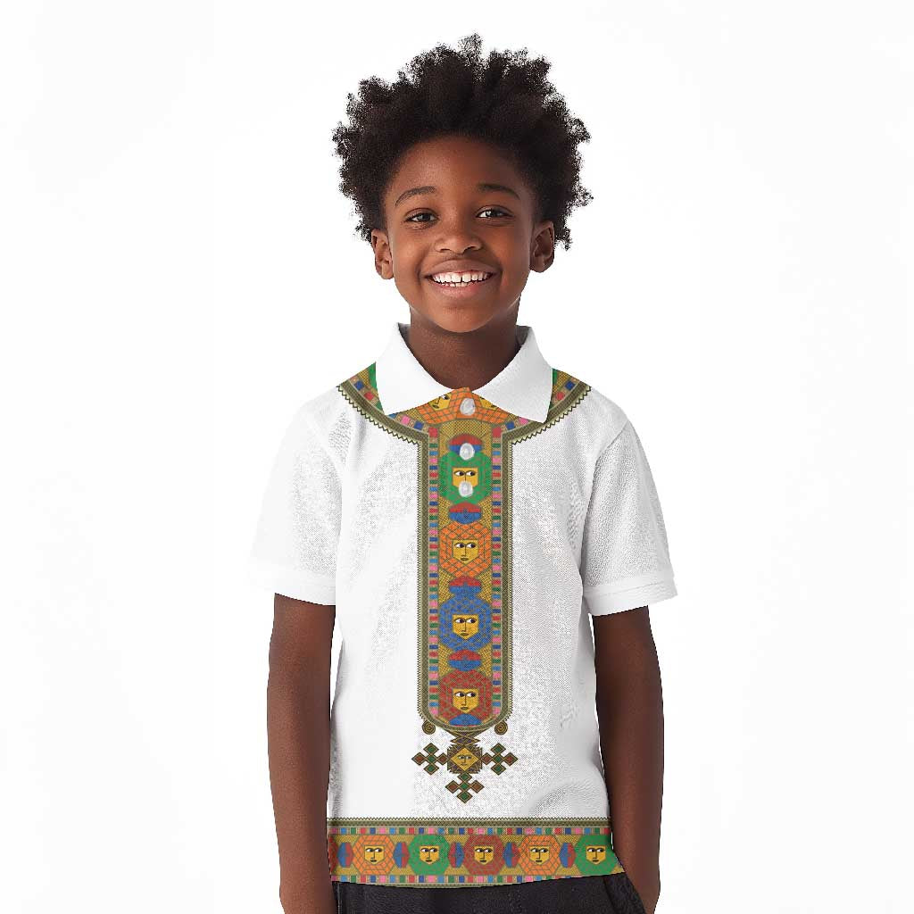 Ethiopia Saba Kemis Habesha Style Kid Polo Shirt