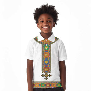 Ethiopia Saba Kemis Habesha Style Kid Polo Shirt