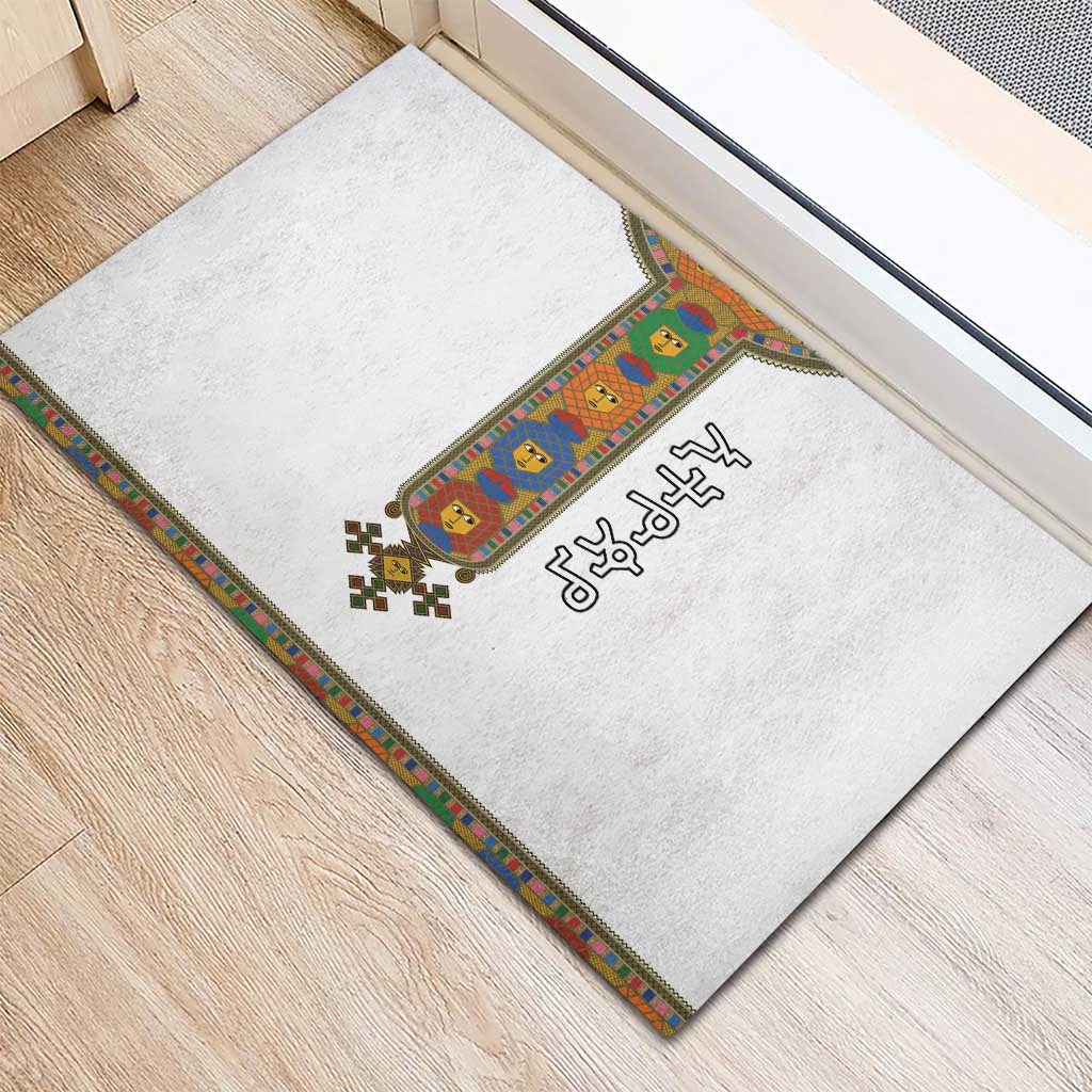 Ethiopia Saba Kemis Habesha Style Rubber Doormat