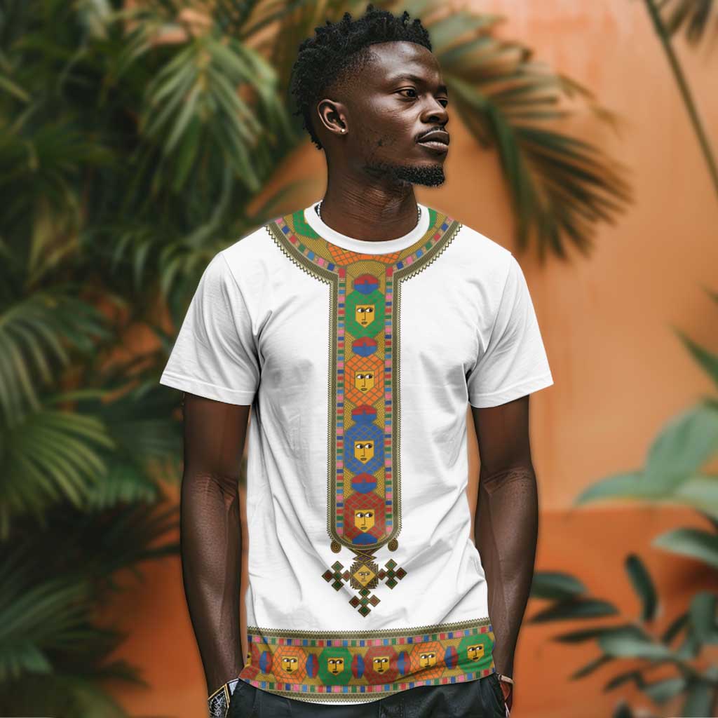 Ethiopia Saba Kemis Habesha Style T shirt