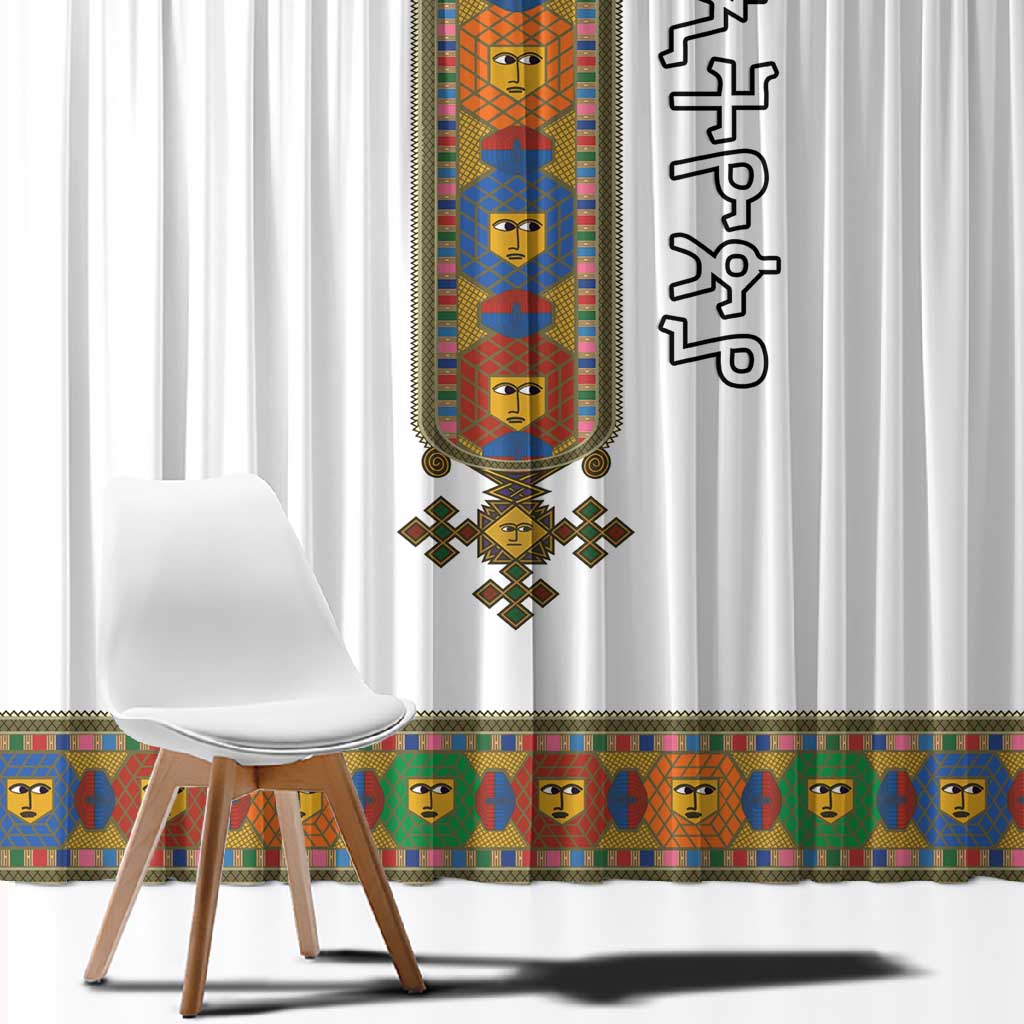 Ethiopia Saba Kemis Habesha Style Window Curtain
