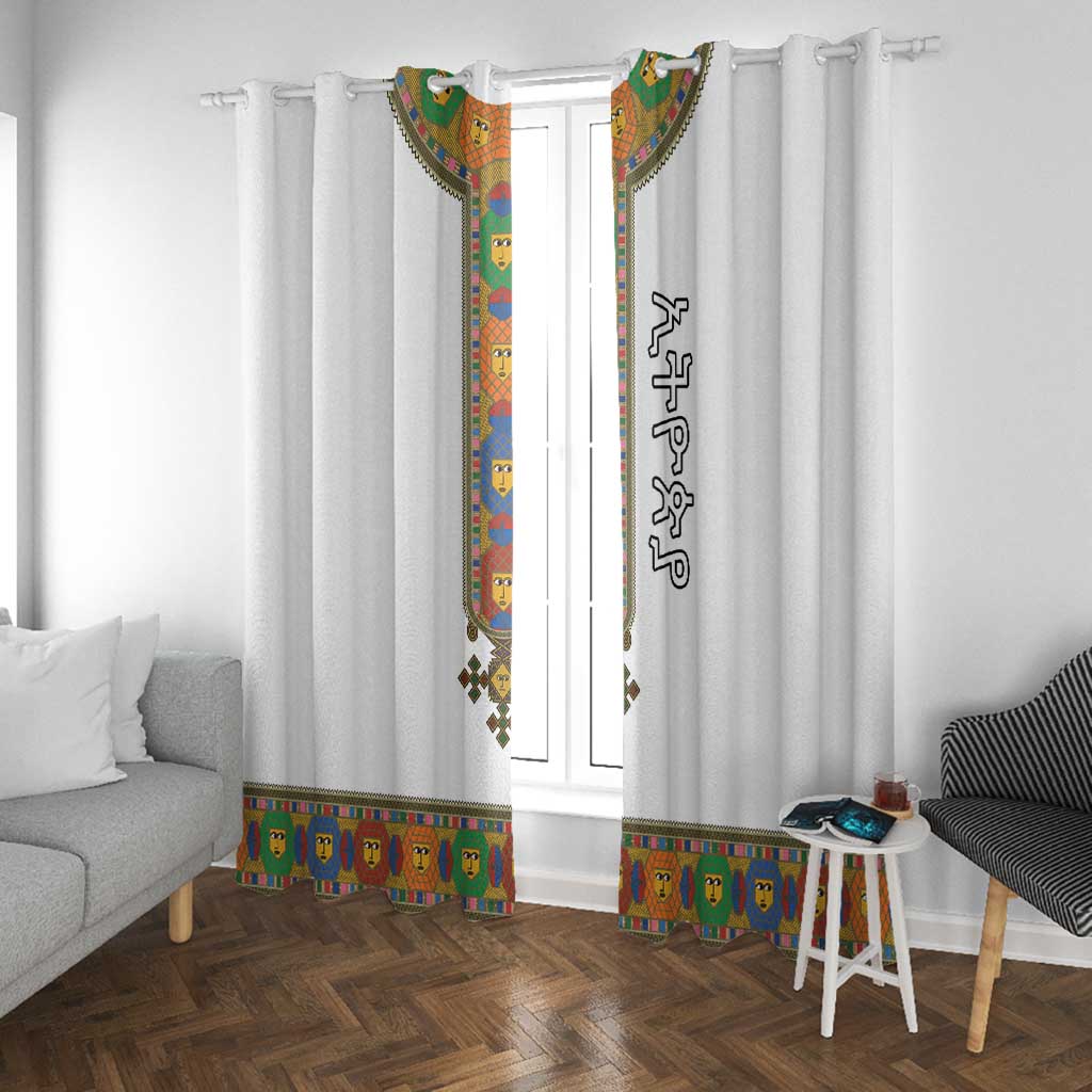 Ethiopia Saba Kemis Habesha Style Window Curtain