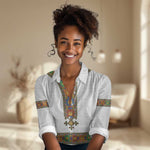 Ethiopia Saba Kemis Habesha Style Women Casual Shirt