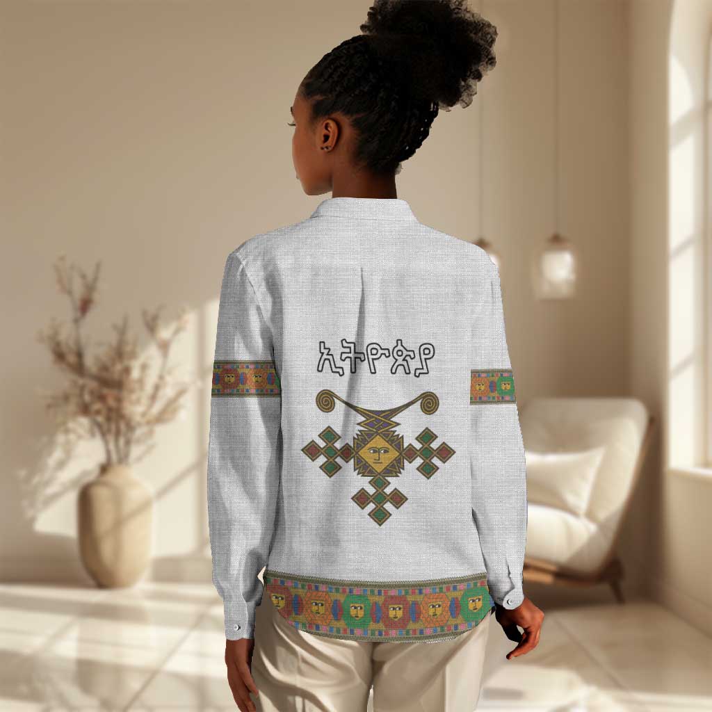 Ethiopia Saba Kemis Habesha Style Women Casual Shirt